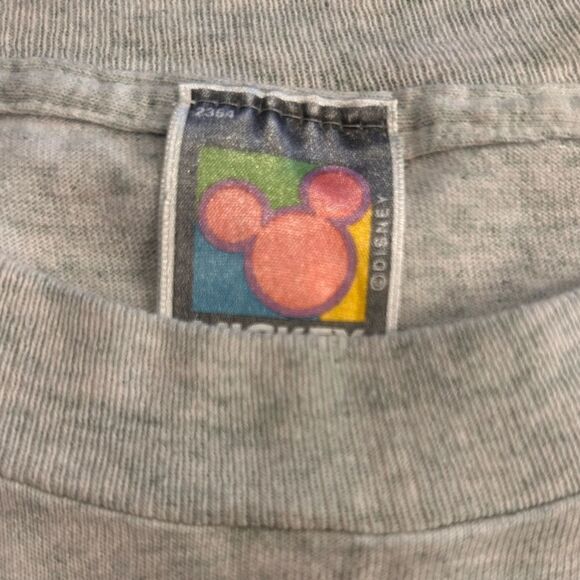 Vintage Mickey Mouse and Minnie Mouse grey shirt - Picture 3 of 6